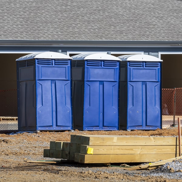 is there a specific order in which to place multiple portable toilets in Indian Springs NV